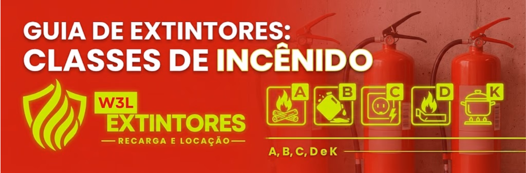 Guia de Extintores: Classes de Incêndio A, B, C, D e K